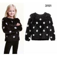 Freeship 99k TQ_áo len đan lông H&M lêch vạt