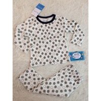 Freeship 99k TQ_Bộ quần áo dài tay trần bông Place - Made in Vietnam cho bé trai