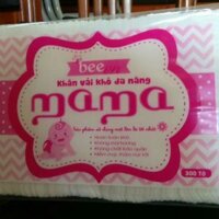 Freeship 99k TQ_Combo 5 gói Khăn vải khô đa năng 300 tờ.