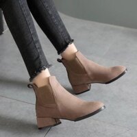 Freeship 99k TQ_[CỰC ĐẸP] M35 Boot nữ da lộn hàng ord QC - CÓ ẢNH THẬT