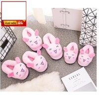 Freeship 99k TQ_Dép bông mèo hồng