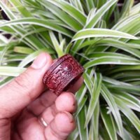 Freeship 99k TQ_Nhẫn rồng tranh châu - gỗ , sừng trâu