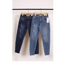 Freeship 99k TQ_Quần jeans cắt gấu xuất dư