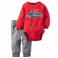 Freeship 99k TQ_Set 2 chi tiết body kèm quần cho bé trai