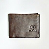 Freeship 99k TQ_Ví Da Bò Màu Nâu Chocolate 01