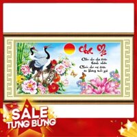 FreeShip 99K-Tranh thêu chữ thập cha mẹ Ailuo AL53480