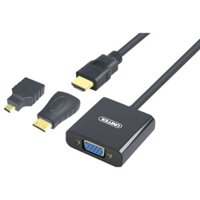 [FREESHIP 99K]_CÁP 3in1 HDMI -> VGA + AUDIO UNITEK (Y - 6355)