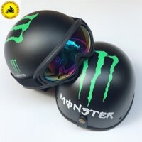 [FREESHIP 99K][Giá tốt] Mũ bảo hiểm Monster kèm kính chống tia UV