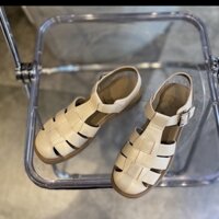 [FREESHIP + ẢNH THẬT] Giày Sandal Rọ nữ 3 nan ngang phong cách Nhật cao 3cm