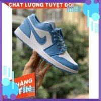 (FREESHIP + ẢNH THẬT ) Jordan Low 1 xanh trắng , jordan 1 xanh biển thấp cổ 🕤