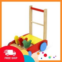 [FreeShip - Ảnh Thật Tự Chụp ] Xe Gà Tập Đi Bằng Gỗ Cho Bé VinaStar - Hàng Chuẩn