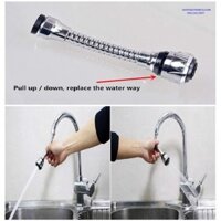 [FreeShip - Ảnh Thật Tự Chụp] Đầu Vòi Xịt TURBO FLEX Rửa Bát Tăng Áp Xoay 360 Độ Dễ Tháo Lắp Tiện Dụng
