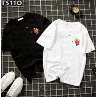 [FREESHIP] Áo đôi ngắn tay hình spiderman chibi cute -02 Áo cặp unisex tay ngắn form rộng vải cotton thoáng mát - Full