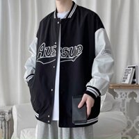 [FREESHIP] Áo Khoác Bomber Unisex Cao Cấp - Áo Khoác Bomber AUSUP Nam Nữ Hot Trend 2022