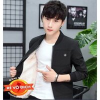 [Freeship] Áo Khoác Nam Lông Cừu Cực Đẹp Phong Cách Thời Trang Hàn Quốc