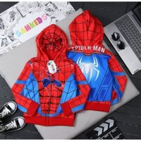 [Freeship] Áo khoác người nhện cho bé cân nặng 12kg đến 45kg