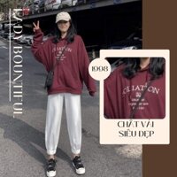 🌸Freeship🌸 Áo Khoác Nỉ Nam Nữ Hoodie Đỏ SOLI Unisexx dưới 65kg - Dáng Rộng Kèm Mũ G084 (Có video + Ảnh thật)