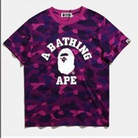 [Freeship] Áo thun Bape camo xanh ,áo phông Bape camo tím, t-shirt bape,tee Bape ་