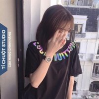 [FREESHIP] Áo thun nam nữ LV, áo phông louis, vuitton phản quang form rộng tay lỡ - Tí Chuột Studio