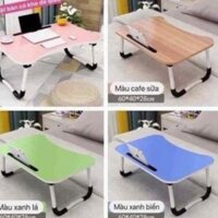 [FREESHIP] Bàn học gấp gọn thông minh có khe để điện thoại, ipad. Bàn mini giá rẻ cho học sinh, sinh viên