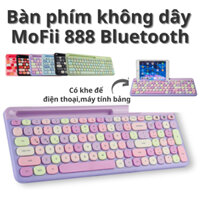 FREESHIP Bàn phím Bluetooth không dây MoFii 888 có khe để máy tính bảng, điện thoại - Kết nối Bluetooth 3 thiết bị