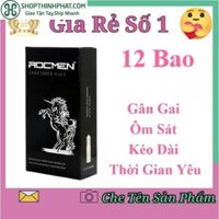[FREESHIP] Bao cao su Rocmen- BCS Gân Gai Kéo Dài Thời Gian-Gai Gân 12 Bao