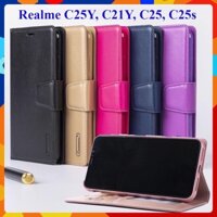 [FreeShip] Bao da dạng ví Oppo Realme C25Y, C21Y, C21-Y, C25, C25s hiệu Hanman cao cấp, ngăn đựng thẻ ATM tiền tiện lợi