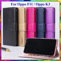[FreeShip] Bao da dạng ví Oppo F11 / Oppo K3  hiệu Hanman cao cấp, ngăn đựng thẻ ATM tiền tiện lợi