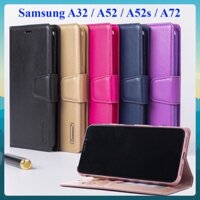 [FreeShip] Bao da dạng ví Samsung Galaxy A32 / A52 / A52s 5G / A72 hiệu hanman cao cấp, ngăn đựng thẻ tiền tiện lợi