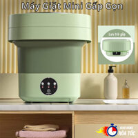 [FreeShip - Bảo hành] Máy giặt mini Yangzi gấp gọn thông minh chính hãng, vắt khô và khử trùng UV bằng công nghệ Blue Ag