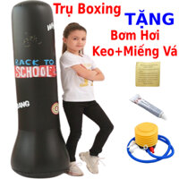 ⚡FREESHIP⚡ Bao trụ đấm bốc bơm hơi BACK TO SHOOL, bao cát đấm bốc boxing tặng bơm + keo + miếng vá