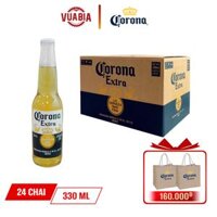 [FREESHIP] Bia Corona Extra Thùng 24 Chai 330ml [HCM] [Hà Nội]