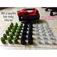 🔥FREESHIP🔥 BỘ 3 DỤNG CỤ THAY THẾ MÁY RỬA XE CAO ÁP kết hợp làm đầu hút
