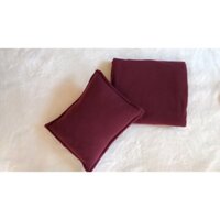 [FREESHIP] Bộ chăn gối văn phòng Phương Nam màu đỏ đô