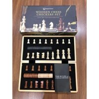 FREESHIP Bộ cờ vua gỗ sồi