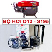 [Freeship] Bộ hơi xy lanh D12 - S195 MINH máy nổ máy dầu Diesel D6 D7 D8 D9 D10 D12 D15