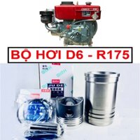 [Freeship] Bộ hơi xy lanh D6 - R175 MINH máy nổ máy dầu Diesel D6 D7 D8 D9 D10 D12 D15