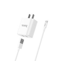 [FreeShip] BỘ SẠC NHANH, Củ Sạc Nhanh 2 Cổng Hoco C62 Và Cáp Micro USB | 100% Chính Hãng | 42001