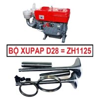 [Freeship] Bộ Súp bắp/ Xupap máy nổ máy dầu DIESEL D28 - S1125/ZH1125 phụ tùng