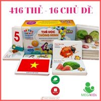 [FREESHIP] Bộ thẻ học thông minh flashcard song ngữ Anh - Việt bản chuẩn 16 chủ đề và 14 chủ đề cỡ lớn A5 giúp bé phát triển tư duy/ thẻ học cho bé/ sách/ truyện/ cho bé/ sách vở/ truyện tranh cho bé/ sach hoc/ sach truyen