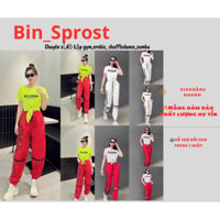 [Freeship ]Bộ thể thao nữ  áo buộc giữa -quần gió siết áo bộ tập dân vũ,nhảy zumba,shuffle dance,bộ áo chất thun cotton