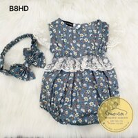 [FREESHIP] Body hoa nhí [HÀNG THIẾT KẾ] xinh xắn kèm turband,nơ