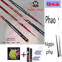 [FREESHIP] Cần câu Siver Wolf Iron Man 6H chính hãng - Tải tĩnh 2.5kg - Tặng kèm ngọn phụ
