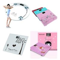 [FREESHIP] CÂN ĐIỆN TỬ KÍNH CƯỜNG LỰC VUÔNG, TRÒN (MAX 180KG) shopee. vn|mochi04
