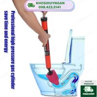 (Freeship) Cây Bơm Thụt Thông Tắc Nghẽn Bồn Cầu Tiện Dụng Nâng Cấp Mới Nhất 2023, Súng Thông Tắc Bồn Cầu HQ