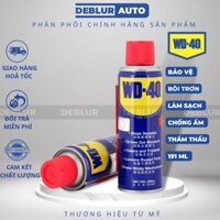 [FREESHIP] Chai xịt Bôi trơn Làm sạch Thẩm thấu Chống ẩm  Bảo vệ bề mặt kim loại Chống rỉ sét WD-40 Multi-Use 191ml