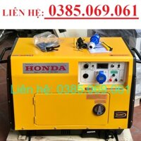 [FreeShip] [Chính hãng] Máy Phát Điện Chạy Dầu Honda 6Kw HD7600MV Siêu Cách Âm