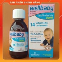 FREESHIP - CHÍNH HÃNG Vitamin Wellbaby (150ml) (6m+)