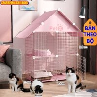 [FREESHIP] Chuồng mèo 3 tầng 2 tầng giá thành rẻ đẹp PetX lắp ghép đa chức năng thuận tiện với lưới sắt sơn tĩnh điện là
