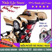 💥[FREESHIP+ CÓ VIDEO]💥Ô tô biến hình thành Robot Transformers - Xe điều khiển từ xa loại to Siêu Hiện Đại Cho Bé💥